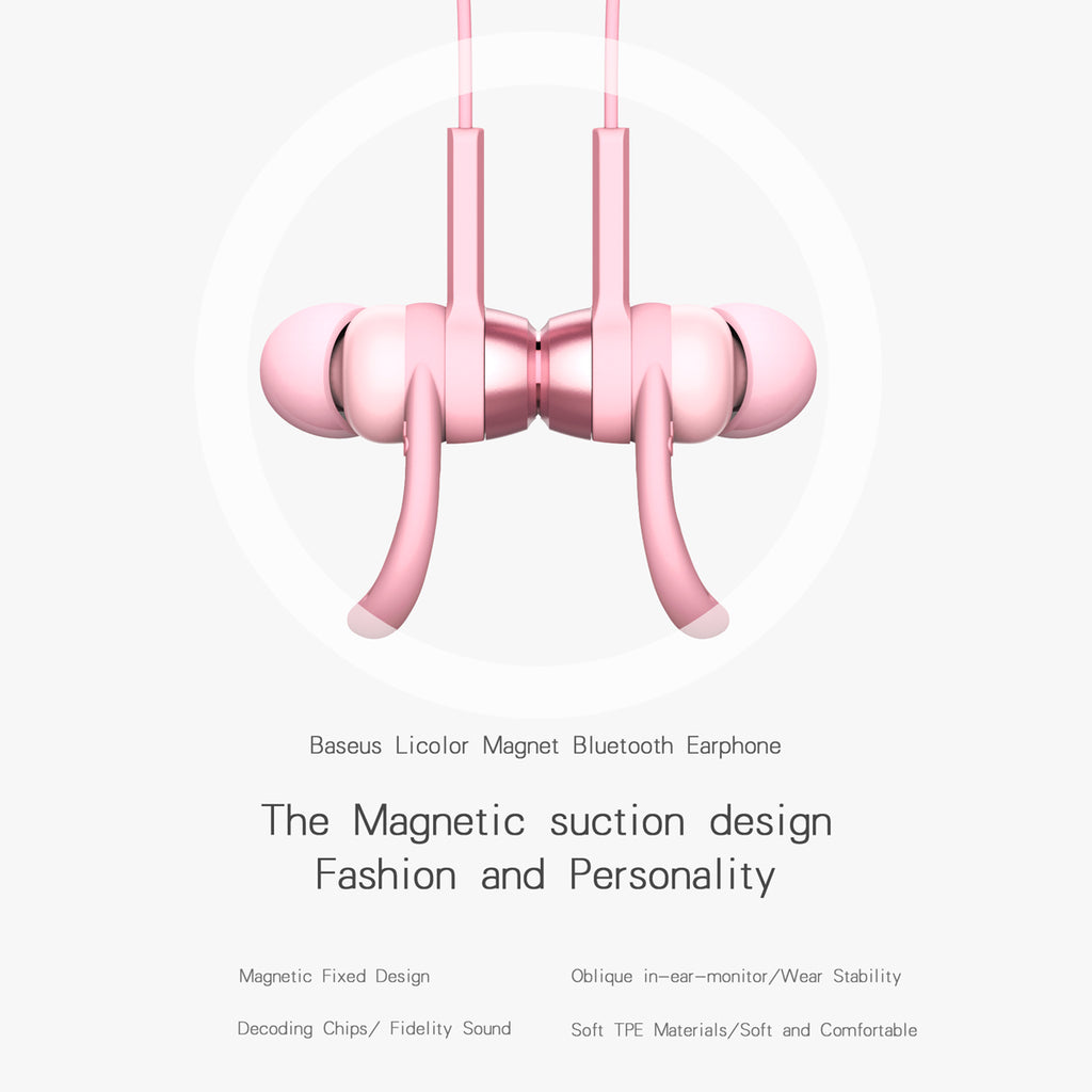Baseus B11 Magnet Wireless Bluetooth Earphone Sport V4.1 Bluetooth Headset Headphone With Mic Stereo Earbuds
