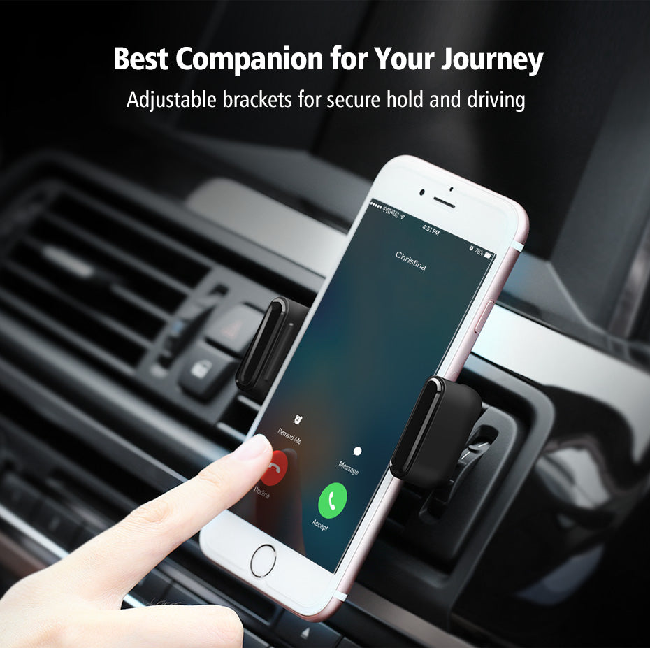 Car Phone Holder for iPhone 8 X Air Vent Mount Car Holder 360 Degree Mobile Phone Holder for Samsung Xiaomi Holder Stand
