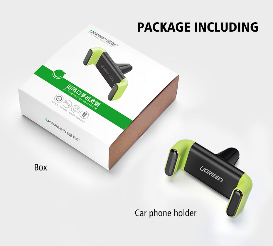 Car Phone Holder for iPhone 8 X Air Vent Mount Car Holder 360 Degree Mobile Phone Holder for Samsung Xiaomi Holder Stand