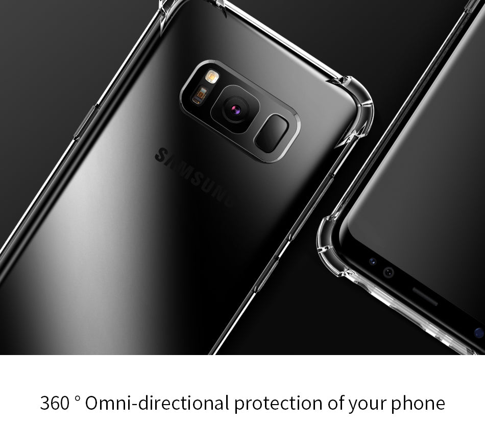 Pzoz for samsung galaxy s8 case silicone luxury shockproof for galaxy s8 plus Cover original Clear Protective armor s8 phone TPU