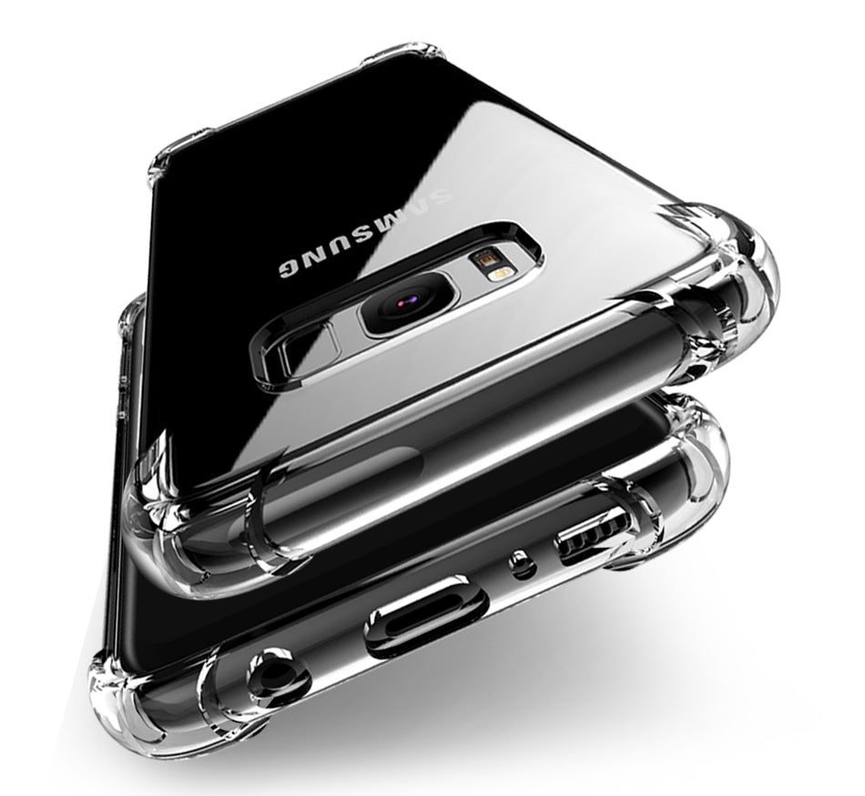Pzoz for samsung galaxy s8 case silicone luxury shockproof for galaxy s8 plus Cover original Clear Protective armor s8 phone TPU