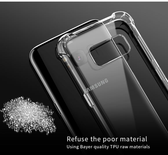 Pzoz for samsung galaxy s8 case silicone luxury shockproof for galaxy s8 plus Cover original Clear Protective armor s8 phone TPU