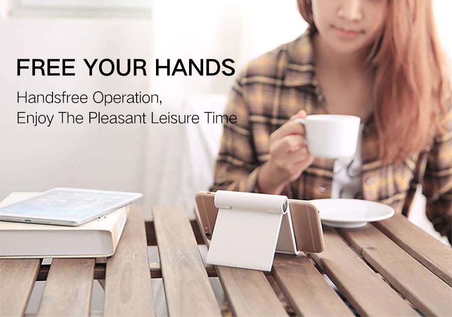 Phone Holder for iPhone X 8 Foldable Mobile Phone Holder Tablet Stand Desk Holder Stand for Samsung Huawei Tablet Holder