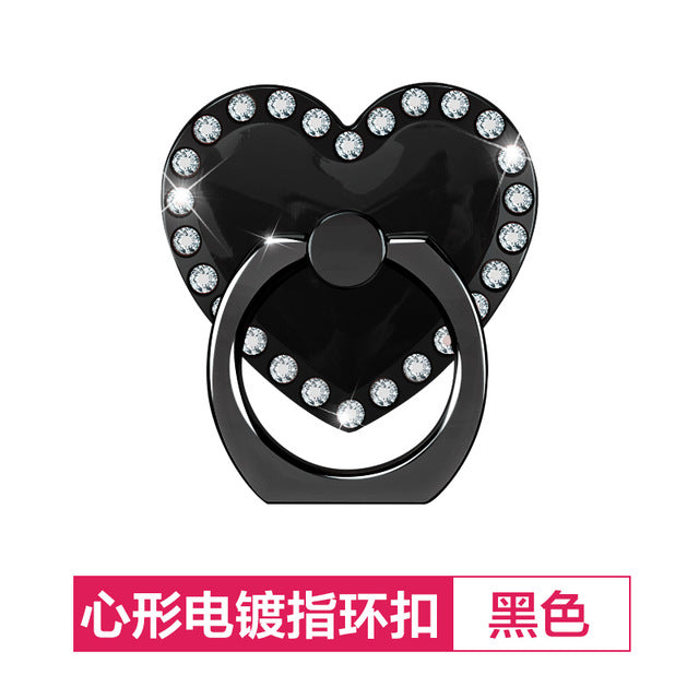 360 Degree metal Finger ring holder Cat Love, for iphone Phone stand