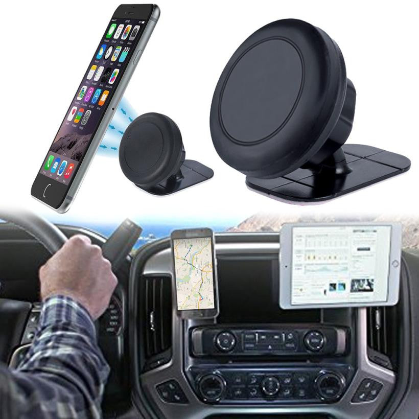 Phone Holder Stick On Dashboard Magnetic Car Mount Holder