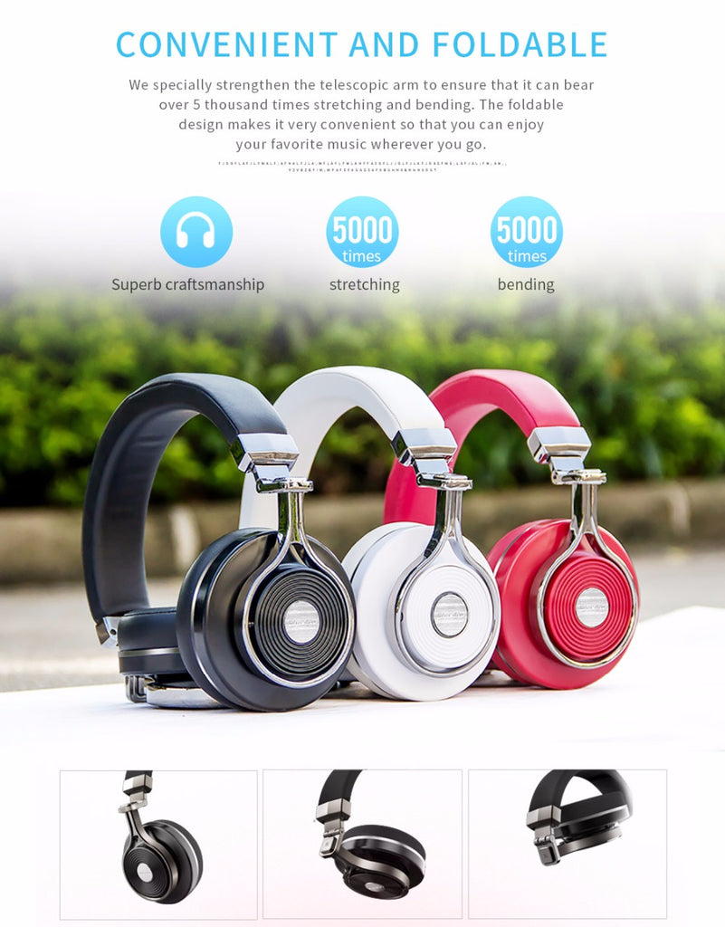 Bluedio T3 Bluetooth headphone  built-in  microphone  headset with Bass  Bluetooth  wireless headset