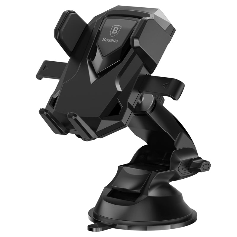 Baseus Car Holder  Telescopic Sucker Suction Cup Car Mount Holder  Auto Locked Clamping Phone Stand
