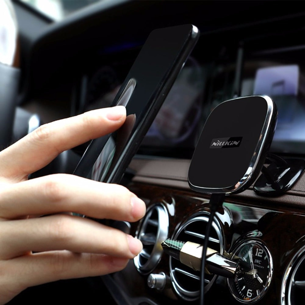 Car Charging Holder Magnetic Charger For Samsung For Note 5 For Note 7 For IPhone 6 7 6 Plus Wireless Charging Pad