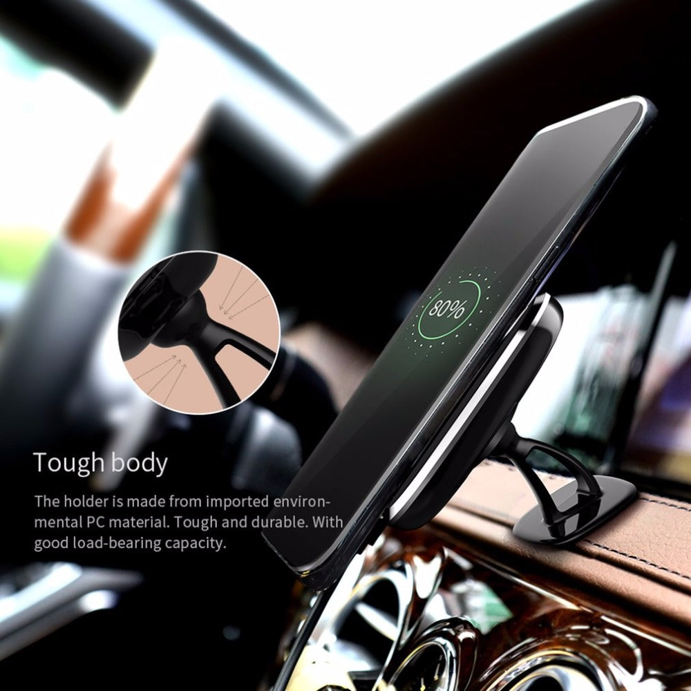 Car Charging Holder Magnetic Charger For Samsung For Note 5 For Note 7 For IPhone 6 7 6 Plus Wireless Charging Pad