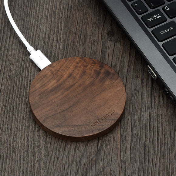 Qi Wireless Charger 10W KEYSION Wood fast Wireless Charger Charging Pad for Samsung Galaxy S8 S7 Note 8 for iPhone X 8 8Plus