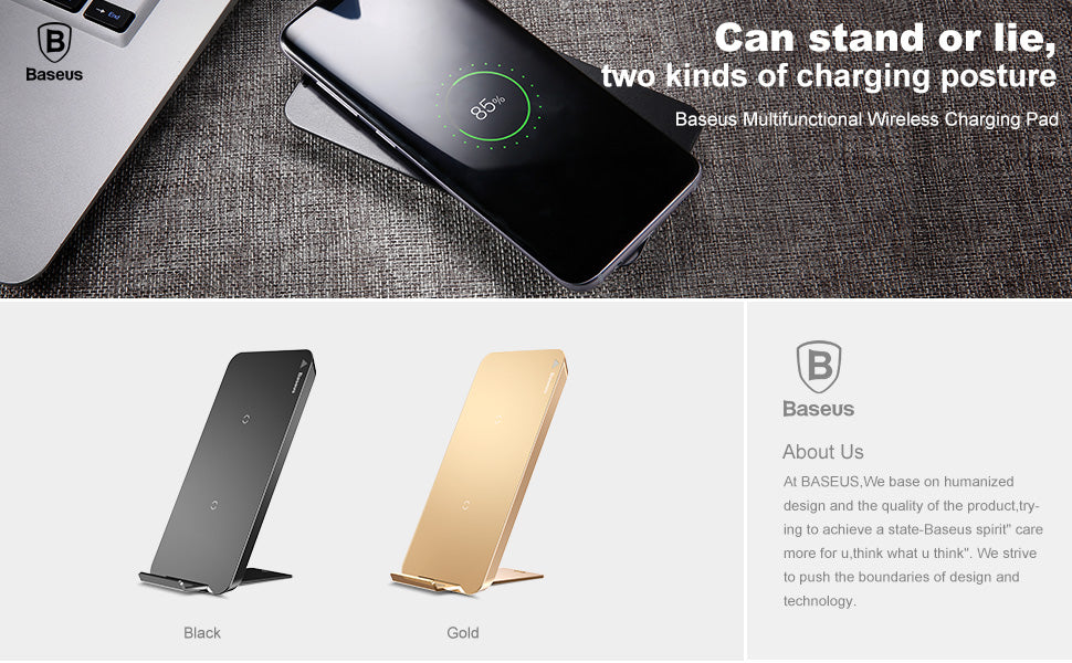 Wireless Charger For iPhone X 8 Plus Samsung Note 8 Wireless Charging Docking Dock Station