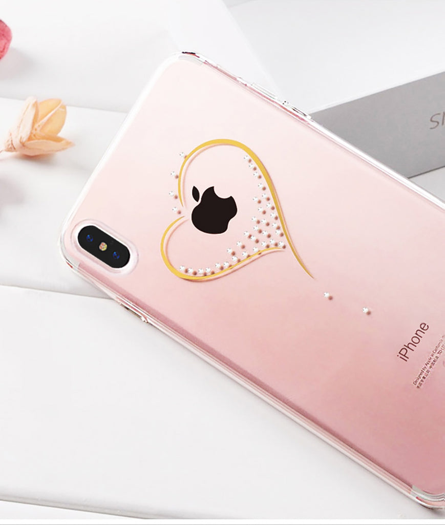 iphone x 10 Case Rhinestone Glitter Silicone Cover Original coque Luxury Crystal Diamond Soft Shell ultra thin