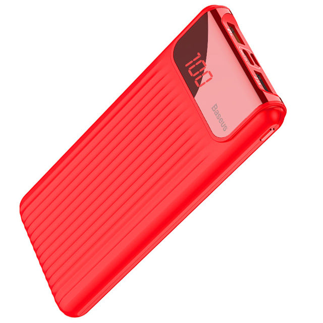 Quick Charge 3.0 Power Bank 10000mAh Dual USB LCD Powerbank External Battery Charger For Mobile Phones Tablets Poverbank
