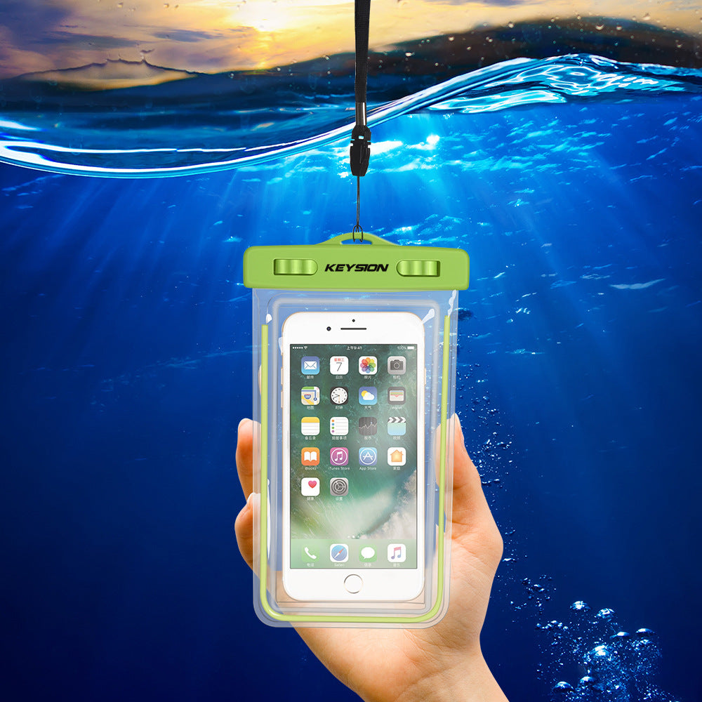 Waterproof Bag With Luminous Underwater Pouch Phone Case For iPhone X 8 8 Plus 7 7P 6 6s  For Samsung Galaxy S8 S7 Note8