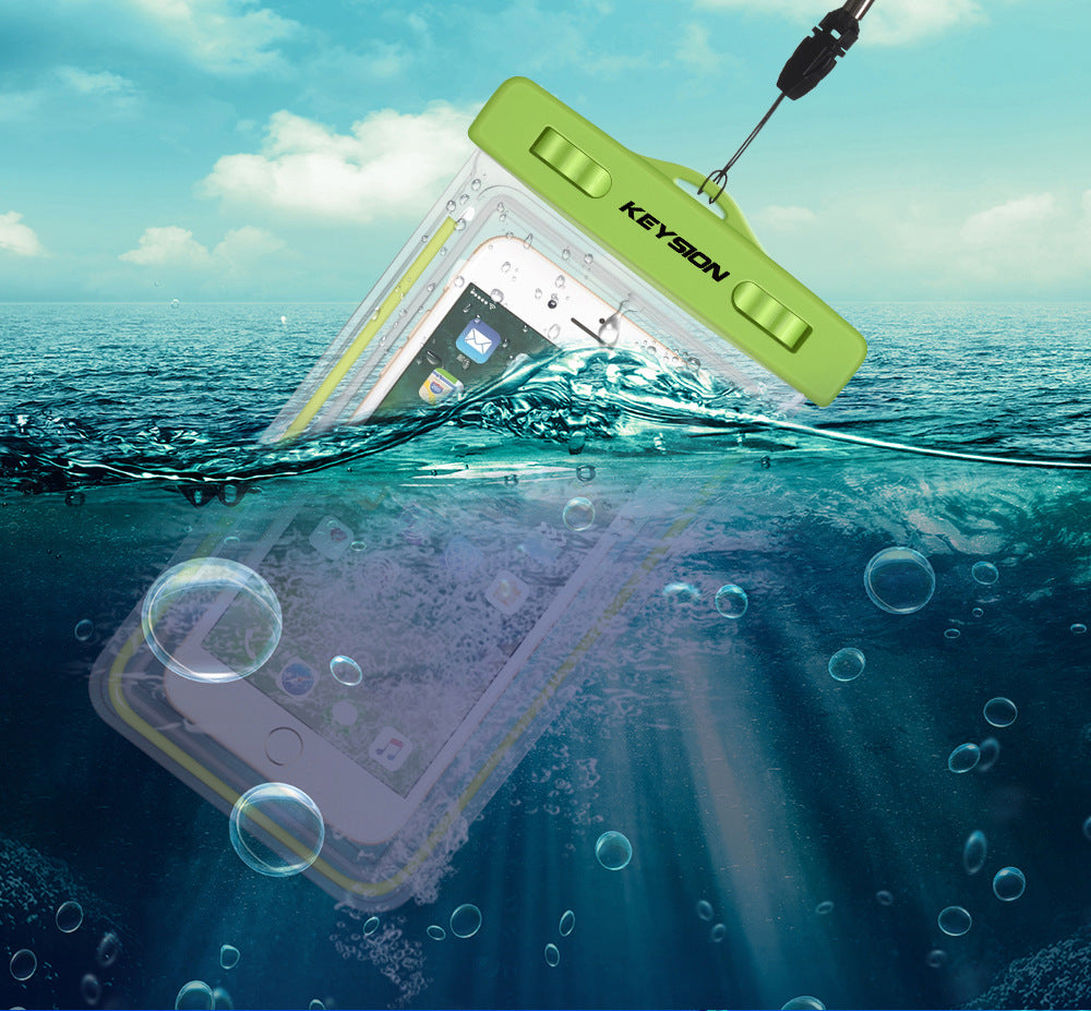 Waterproof Bag With Luminous Underwater Pouch Phone Case For iPhone X 8 8 Plus 7 7P 6 6s  For Samsung Galaxy S8 S7 Note8