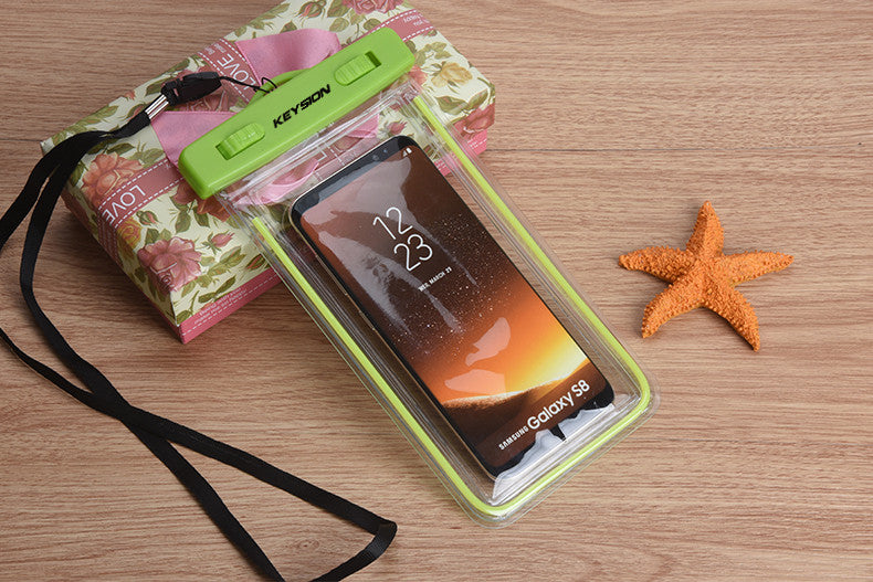 Waterproof Bag With Luminous Underwater Pouch Phone Case For iPhone X 8 8 Plus 7 7P 6 6s  For Samsung Galaxy S8 S7 Note8