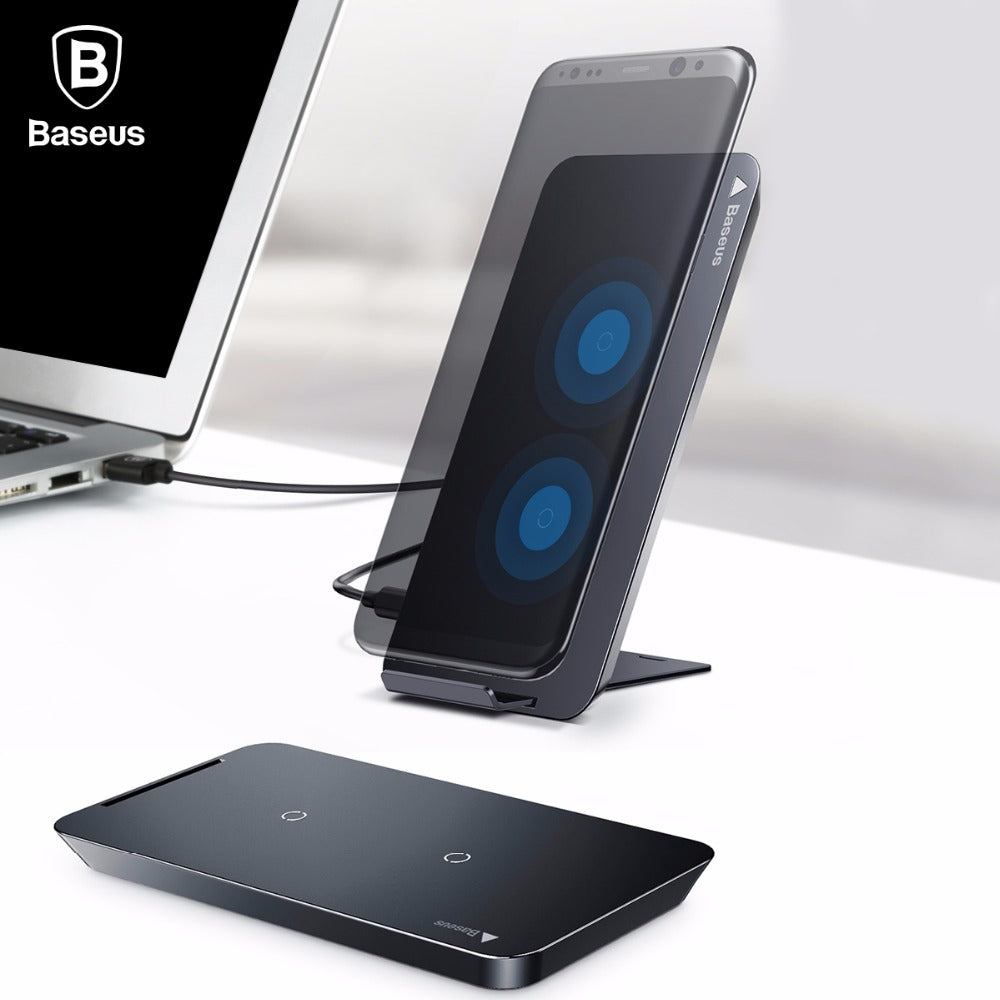 Wireless Charger For iPhone X 8 Plus Samsung Note 8 Wireless Charging Docking Dock Station