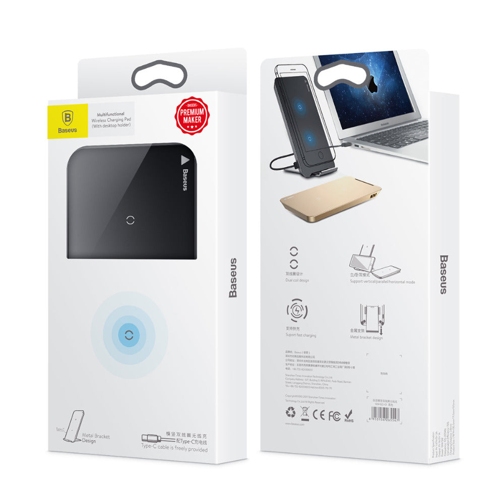 Wireless Charger For iPhone X 8 Plus Samsung Note 8 Wireless Charging Docking Dock Station