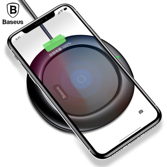 QI Wireless Charging Charger For iPhone X 8 Samsung Note 8 S8 S7 S6 Edge Mobile Phone Desktop Charger Wireless Charger