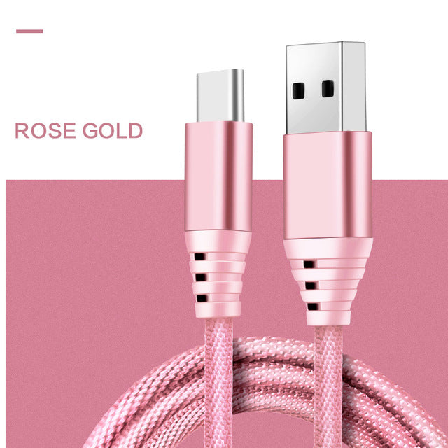 Fast charging 3.1 usb c cable original type-c cable quick Data adapter for huawei oneplus 3 samsung s8 xiaomi mi