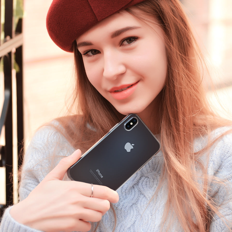 iphone x ultra thin case luxury transparent TPU Silicone Cover coque original Phone soft slim clear case Accessories 10