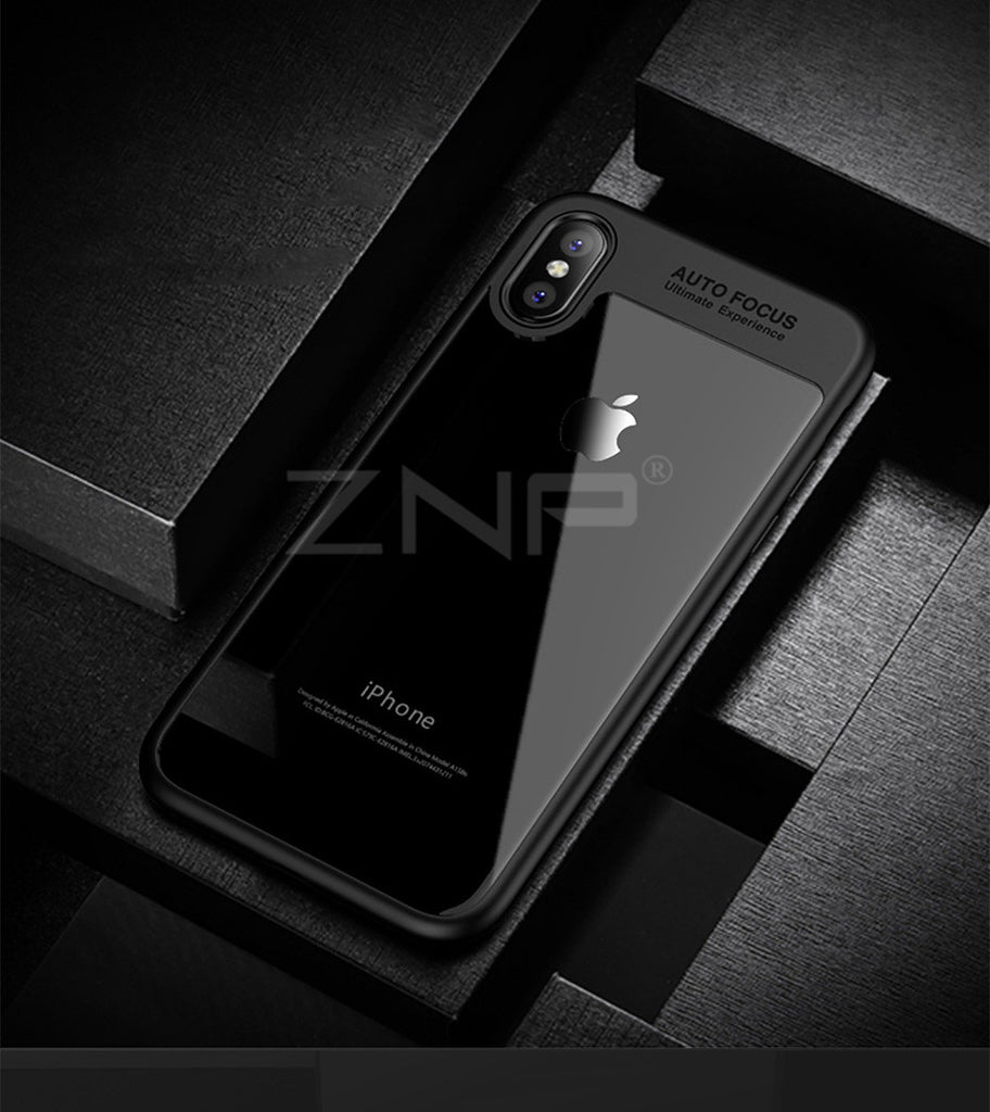 Case For iPhone 8 7 6 6s X Ultra Thin Capinhas PC & TPU Silicone Cover