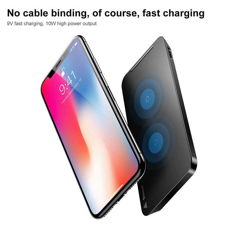 Qi Wireless Charger For iPhone X 8 Samsung Note 8 S8 Plus S7 S6 Edge Phone Fast Wireless Charging Docking Dock Station