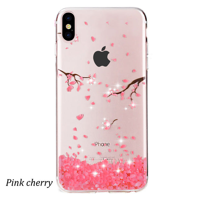 iphone x 10 Case Rhinestone Glitter Silicone Cover Original coque Luxury Crystal Diamond Soft Shell ultra thin