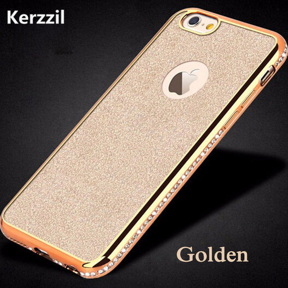 3D Diamond Rug Bumpers Soft TPU Case + Bling Card Cover For iPhone X 6 6S 7  8 Plus