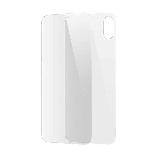 Front Back Premium Tempered Glass Film For iPhone X 3D Cover Rear Toughened Screen Protector Film Set For iPhone X 10