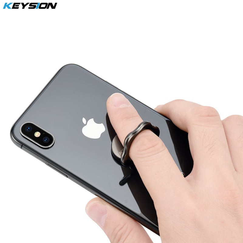 Universal Mobile Phone Stand 360 Finger Ring Desk Stand Holder Fit For Magnetic Car Bracket Luxury Phone Holder Stand