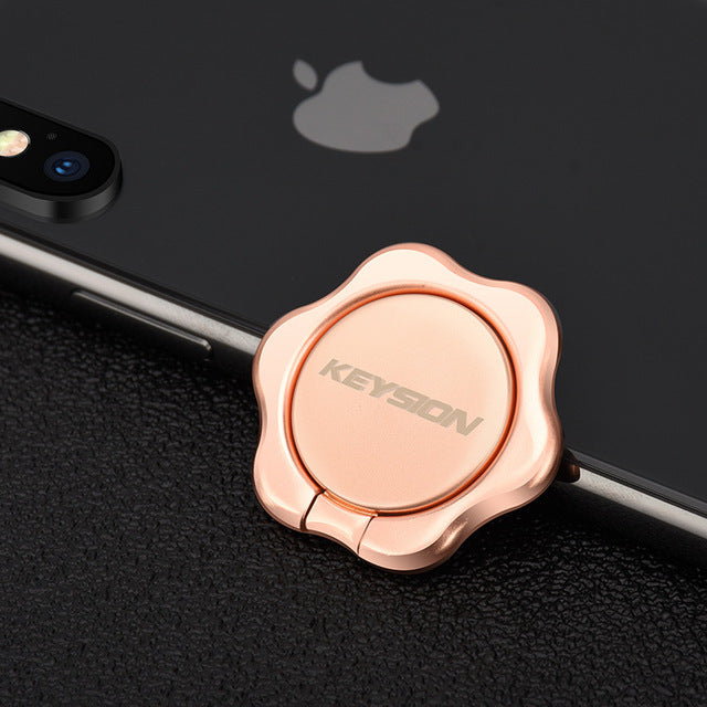Universal Mobile Phone Stand 360 Finger Ring Desk Stand Holder Fit For Magnetic Car Bracket Luxury Phone Holder Stand