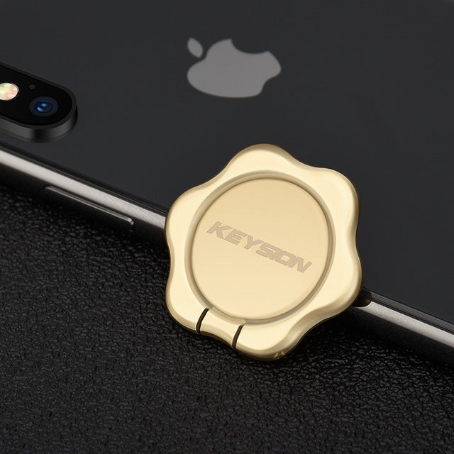 Universal Mobile Phone Stand 360 Finger Ring Desk Stand Holder Fit For Magnetic Car Bracket Luxury Phone Holder Stand