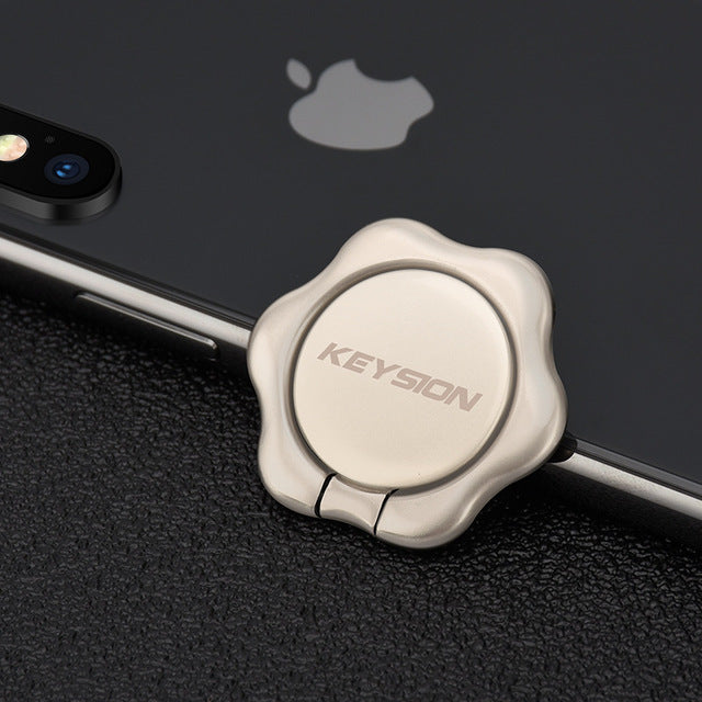 Universal Mobile Phone Stand 360 Finger Ring Desk Stand Holder Fit For Magnetic Car Bracket Luxury Phone Holder Stand