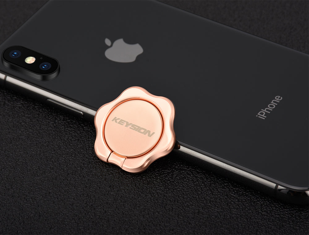 Universal Mobile Phone Stand 360 Finger Ring Desk Stand Holder Fit For Magnetic Car Bracket Luxury Phone Holder Stand