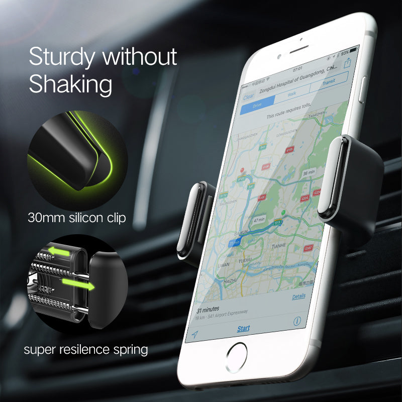 Car Phone Holder for iPhone 8 X Air Vent Mount Car Holder 360 Degree Mobile Phone Holder for Samsung Xiaomi Holder Stand