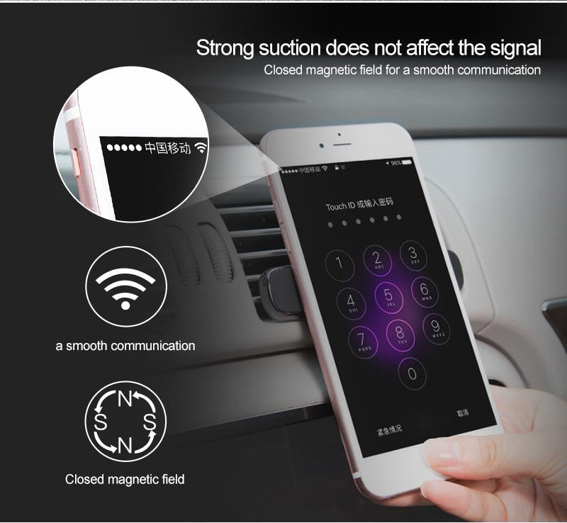 Car Phone Holder For iPhone Samsung  Strong Magnetic Car Holder