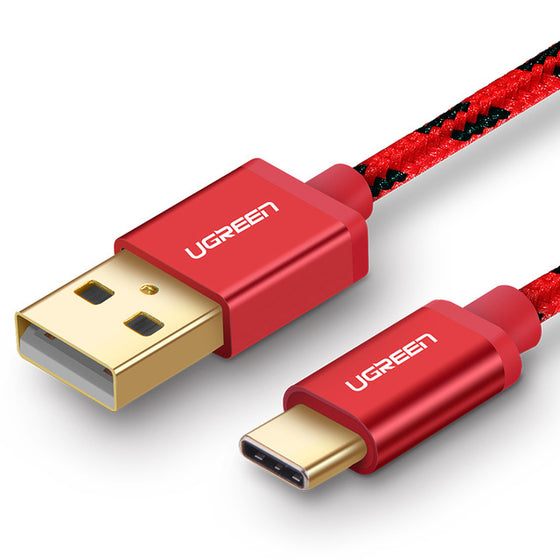 Ugreen USB Type C Cable Fast Charging Cable Type-C USB Charger Cable for Xiaomi Mi5 Nintendo Switch Samsung S8 OnePlus 2 USB C