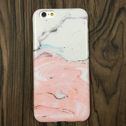 Marble Stone Gel Case For iPhone 7 6 6S Plus Soft Silicone Granite Cover Back For iPhone X, 8 Plus