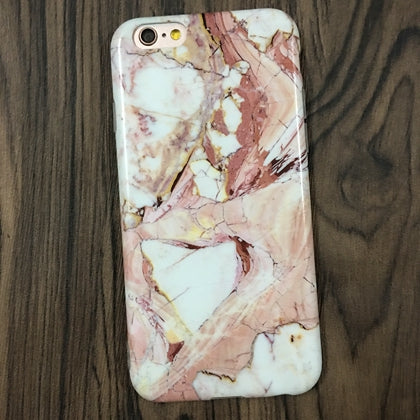 Marble Stone Gel Case For iPhone 7 6 6S Plus Soft Silicone Granite Cover Back For iPhone X, 8 Plus