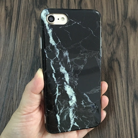Marble Stone Gel Case For iPhone 7 6 6S Plus Soft Silicone Granite Cover Back For iPhone X, 8 Plus