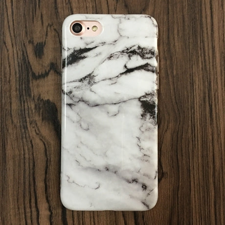 Marble Stone Gel Case For iPhone 7 6 6S Plus Soft Silicone Granite Cover Back For iPhone X, 8 Plus