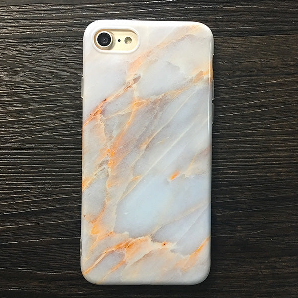 Marble Stone Gel Case For iPhone 7 6 6S Plus Soft Silicone Granite Cover Back For iPhone X, 8 Plus