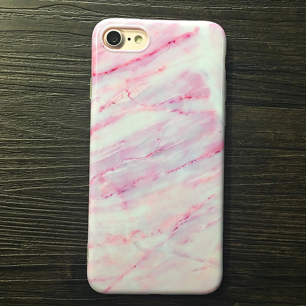 Marble Stone Gel Case For iPhone 7 6 6S Plus Soft Silicone Granite Cover Back For iPhone X, 8 Plus