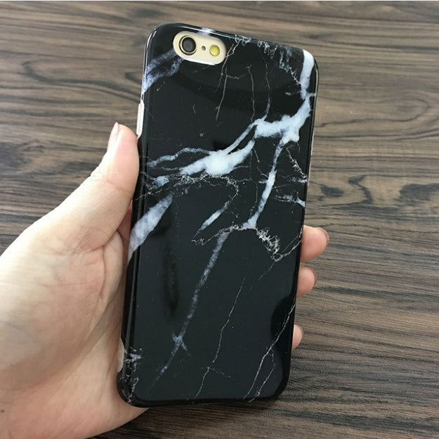Marble Stone Gel Case For iPhone 7 6 6S Plus Soft Silicone Granite Cover Back For iPhone X, 8 Plus