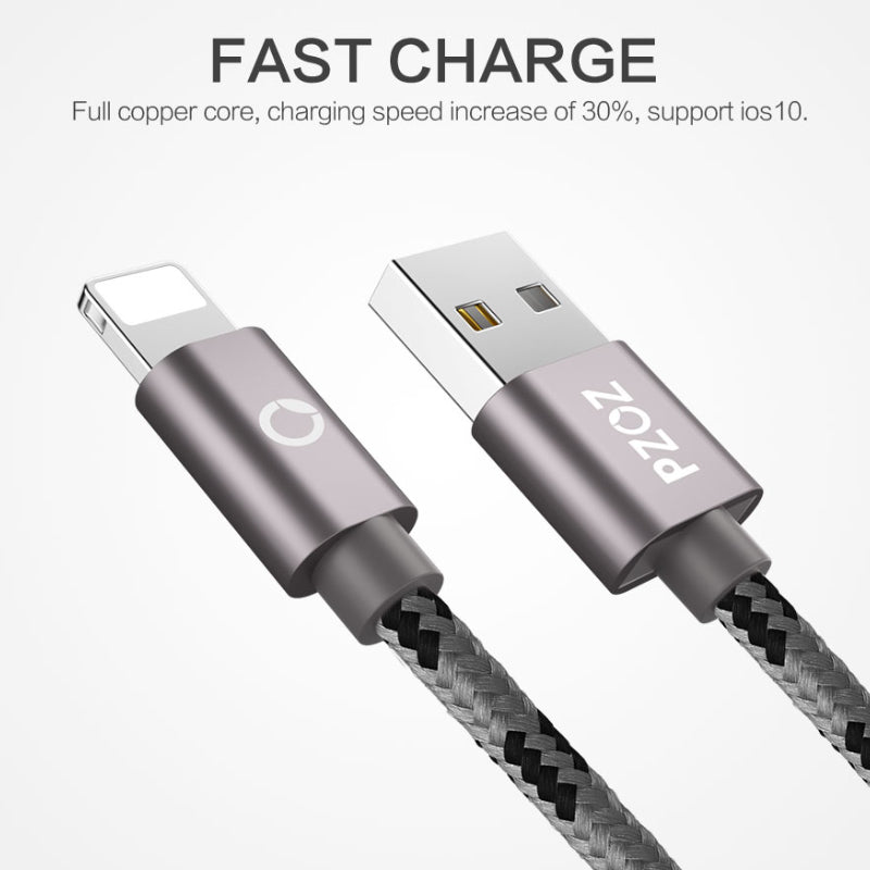 USB cable for iphone cable 8 7 6 plus 6s 5 5s 5c se x ipad air mini fast charging cables mobile phone charger data adapter