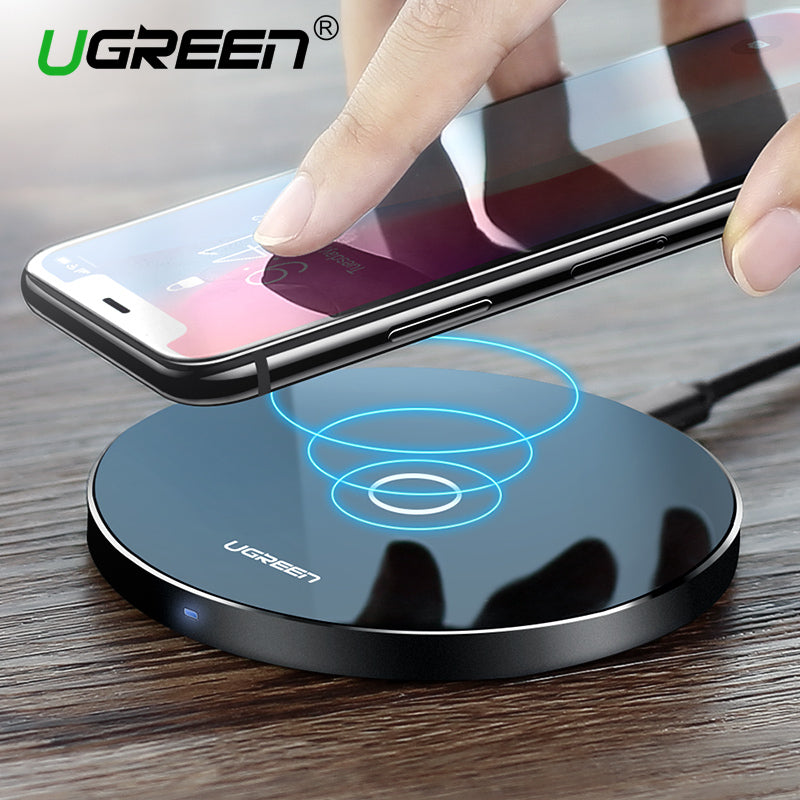 10W Qi Wireless Charger for iPhone 8/X Fast Wireless Charging for Samsung S8/S8+/S7 Edge Nexus5 Lumia 820 USB Charger Pad