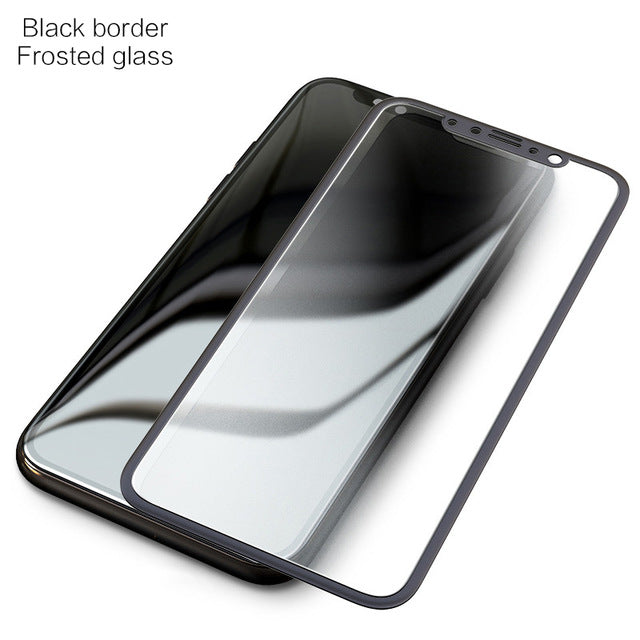 Pzoz for apple iphone x tempered glass for iphone 10 screen protector matte glass pack 4D package