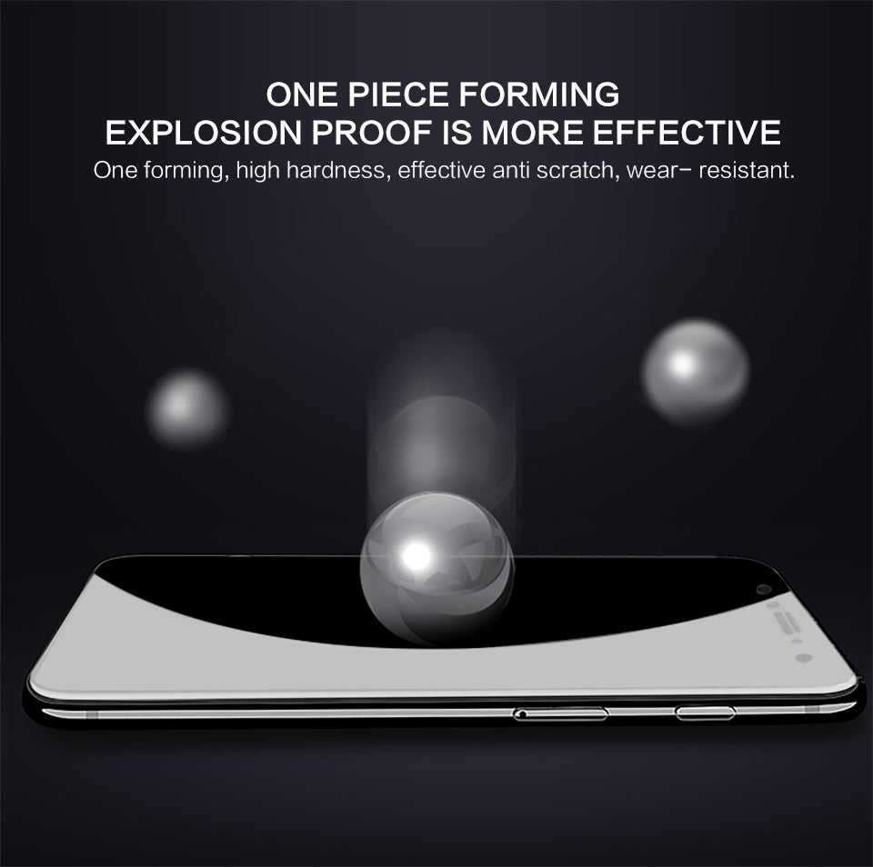 Pzoz for apple iphone x tempered glass for iphone 10 screen protector matte glass pack 4D package