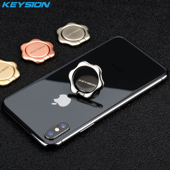 Universal Mobile Phone Stand 360 Finger Ring Desk Stand Holder Fit For Magnetic Car Bracket Luxury Phone Holder Stand